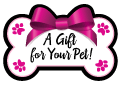 Bone with Bow (hot pink) thumbnail