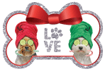 Bone with Bow (Spa Dogs) thumbnail