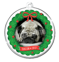 Your Photo (Scalloped Wreath Green) thumbnail