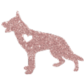 German Shepherd (rose gold) thumbnail