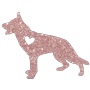 German Shepherd (rose gold) thumbnail