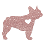 Frenchie  (rose gold glitter) thumbnail