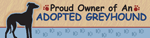 Greyhound Bumper - Adopted thumbnail