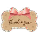 Bone With Bow (Floral) thumbnail