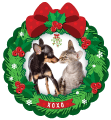 Wreath Mistletoe Kiss thumbnail