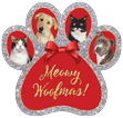 PAW - Red with Silver Glitter thumbnail