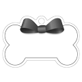 CUSTOM ART (Bone with Bow Tag) thumbnail