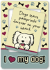 I Love my Dog Frame thumbnail