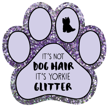 It's not dog hair, it's Yorkie glitter thumbnail