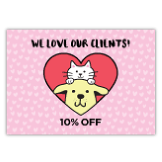 Dog & Cat in Heart thumbnail