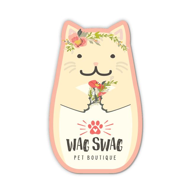 Round Cat with Flowers thumbnail