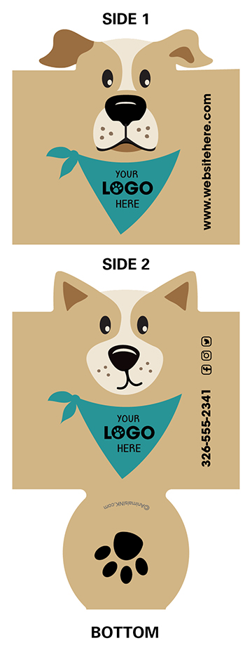 Dogs with Bandana (Tan) thumbnail