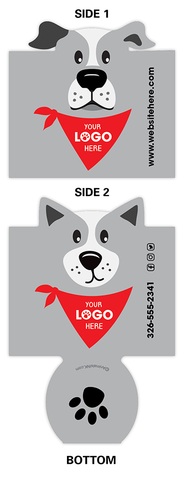 Dogs with Bandana (Gray and Red) thumbnail