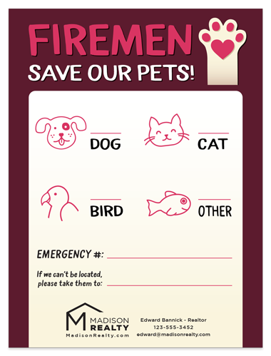Pet Emergency - Paw and line drawings thumbnail