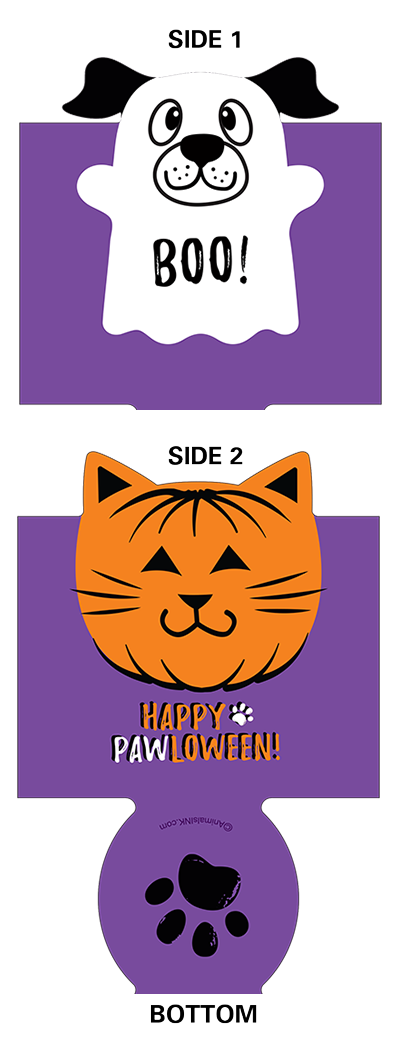 Dog and Cat - Ghost and Pumpkin thumbnail