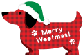 Dog with Santa Hat (Plaid) thumbnail