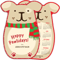 Dog with Scarf / Calendar  thumbnail