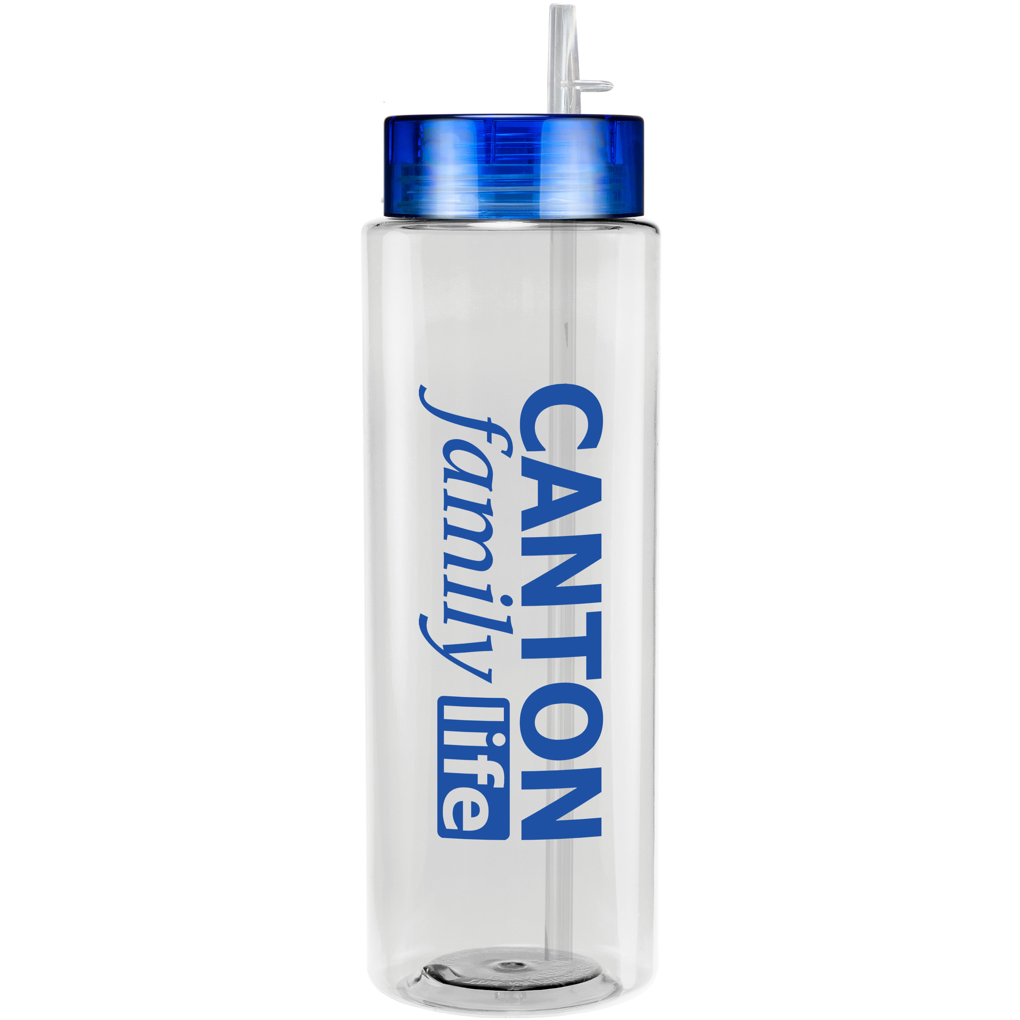 Clear with Blue Lid thumbnail