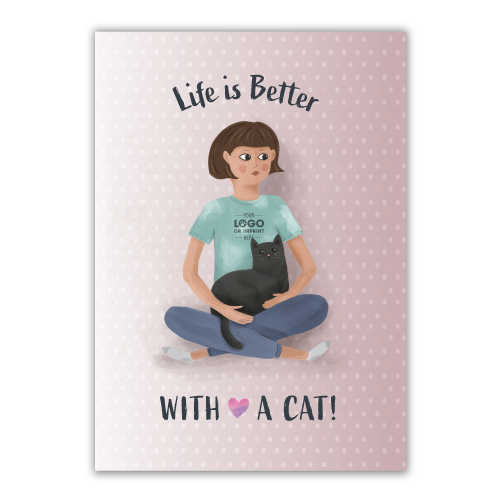 Girl with Cat Drawing thumbnail