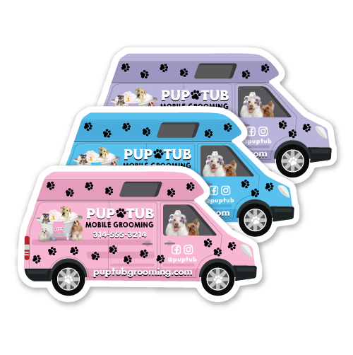 Van with High Top - Groomer (colors) thumbnail