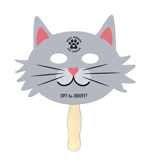 Cat with Eye Holes - Gray thumbnail