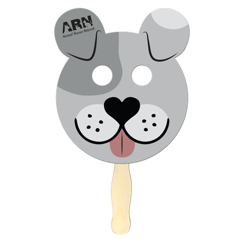 Dog with Eye Holes - Gray thumbnail