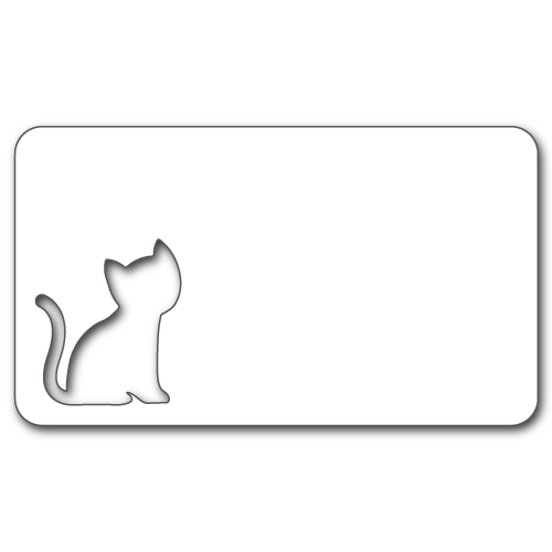 Custom Art - Cat Silhouette Cut Out thumbnail