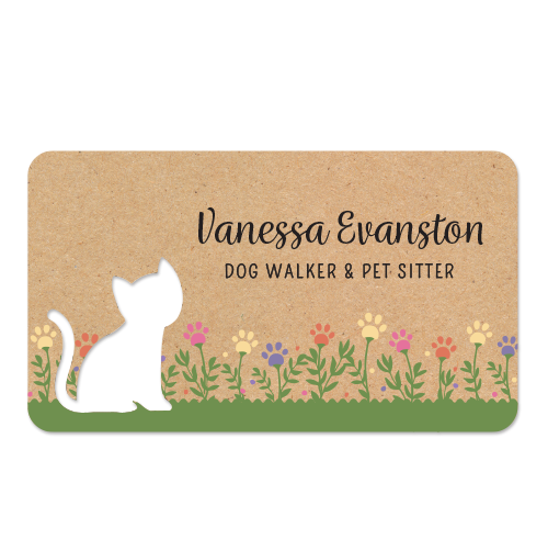 Paw Flowers - Kraft Paper (CAT) thumbnail