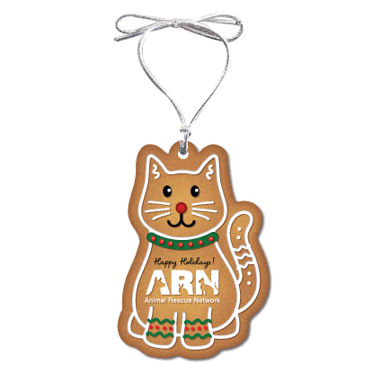 Acrylic Ginger CAT Ornament thumbnail