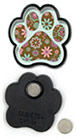 Flower Paw (brown & teal) thumbnail