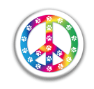 Peace Paws (white) thumbnail