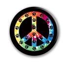 Peace Paws (black) thumbnail