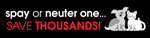 Spay or Neuter ONE...save THOUSANDS thumbnail