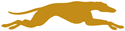 Running Greyhounds - Metallic Gold thumbnail