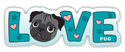 LOVE (Black Pug) thumbnail