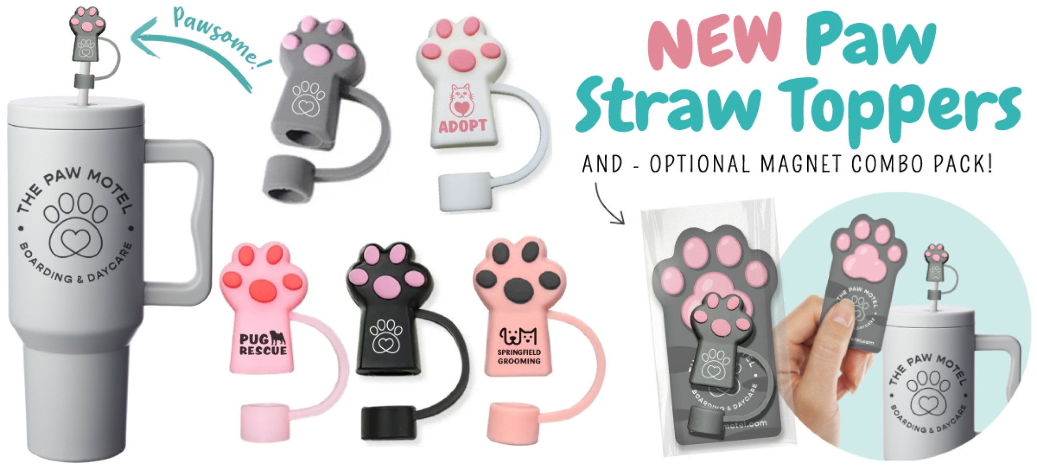 Paw Straw Toppers