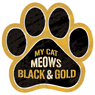 My Cat Meows Black & Gold thumbnail